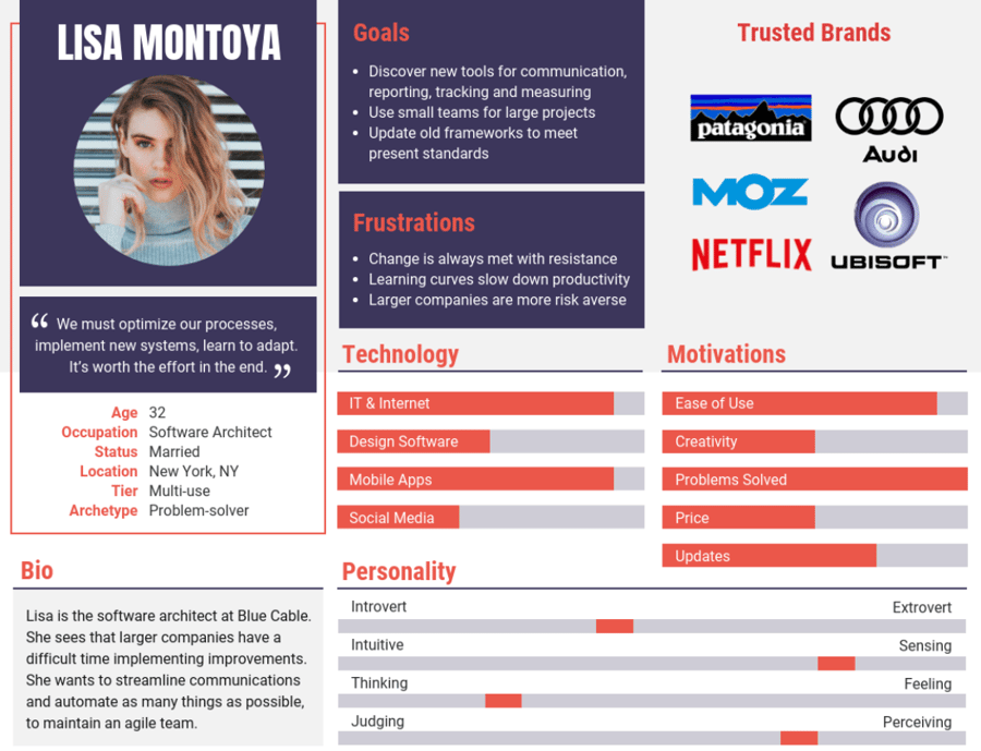 Buyer persona report