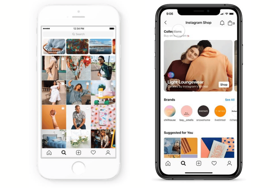 Instagram Explore Tab & Shop Tab