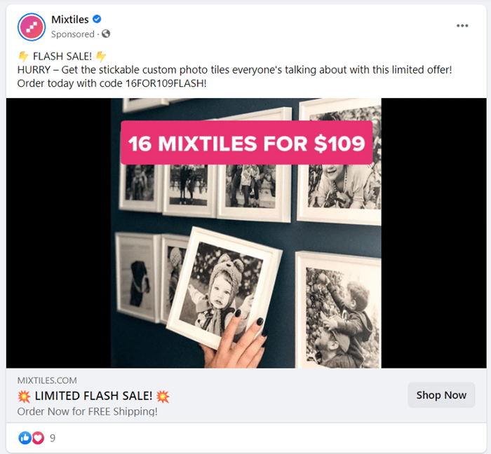 Mixtiles Flash Sale